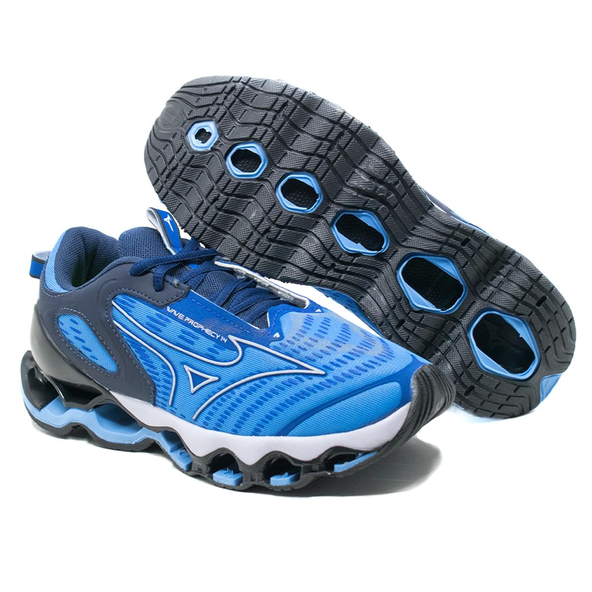 Tênis Masculino Mizuno Wave Prophecy 14 – Conforto Premium, Amortecimento e Estilo no Máximo!