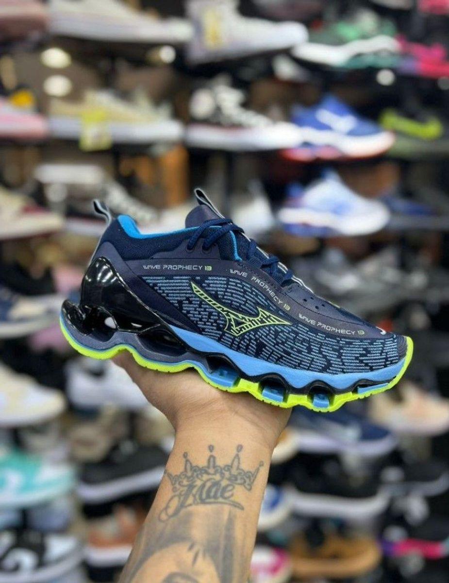 Tênis Masculino Mizuno Wave Prophecy 13 – Conforto Máximo, Visual Imponente e Performance de Verdade!