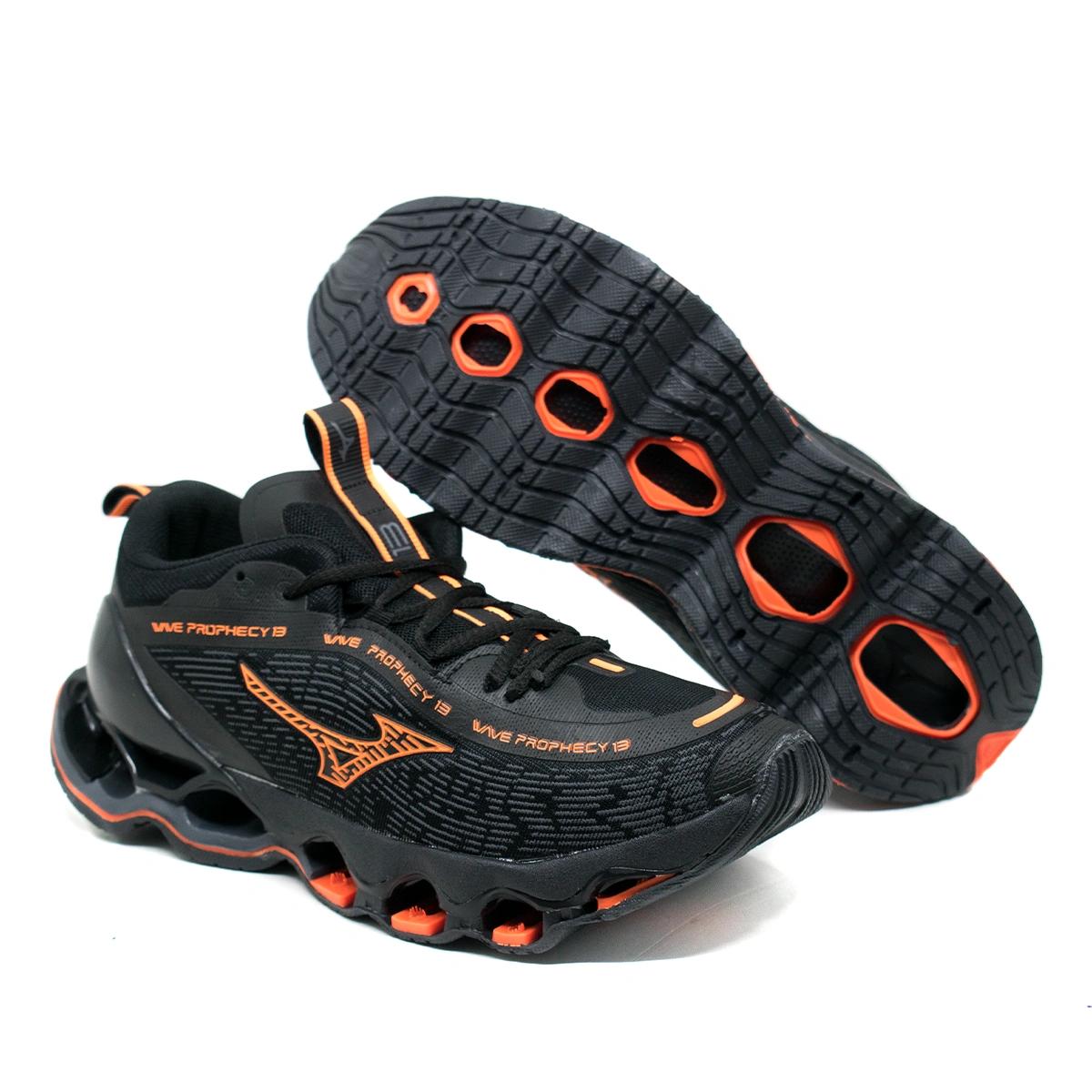 Tênis Masculino Mizuno Wave Prophecy 13 – Conforto Máximo, Visual Imponente e Performance de Verdade!