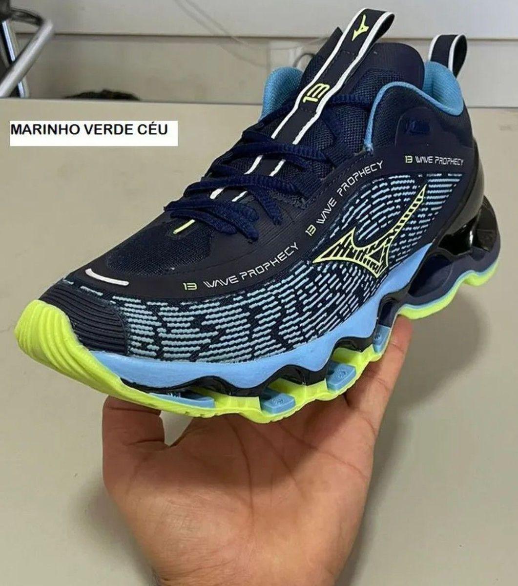 Tênis Masculino Mizuno Wave Prophecy 13 – Conforto Máximo, Visual Imponente e Performance de Verdade!