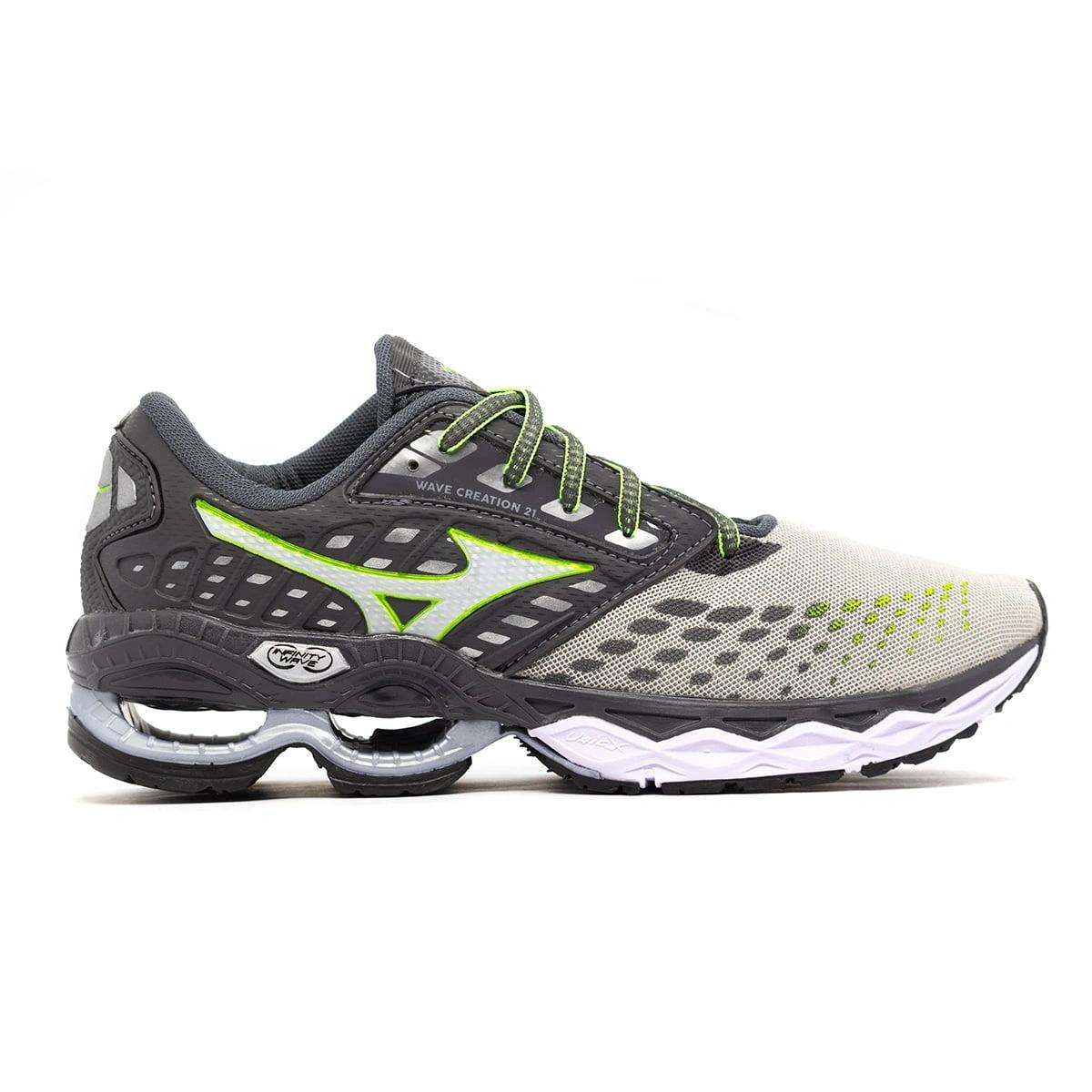 Tênis Mizuno Wave Creation 20 Masculino para Corrida e Esporte