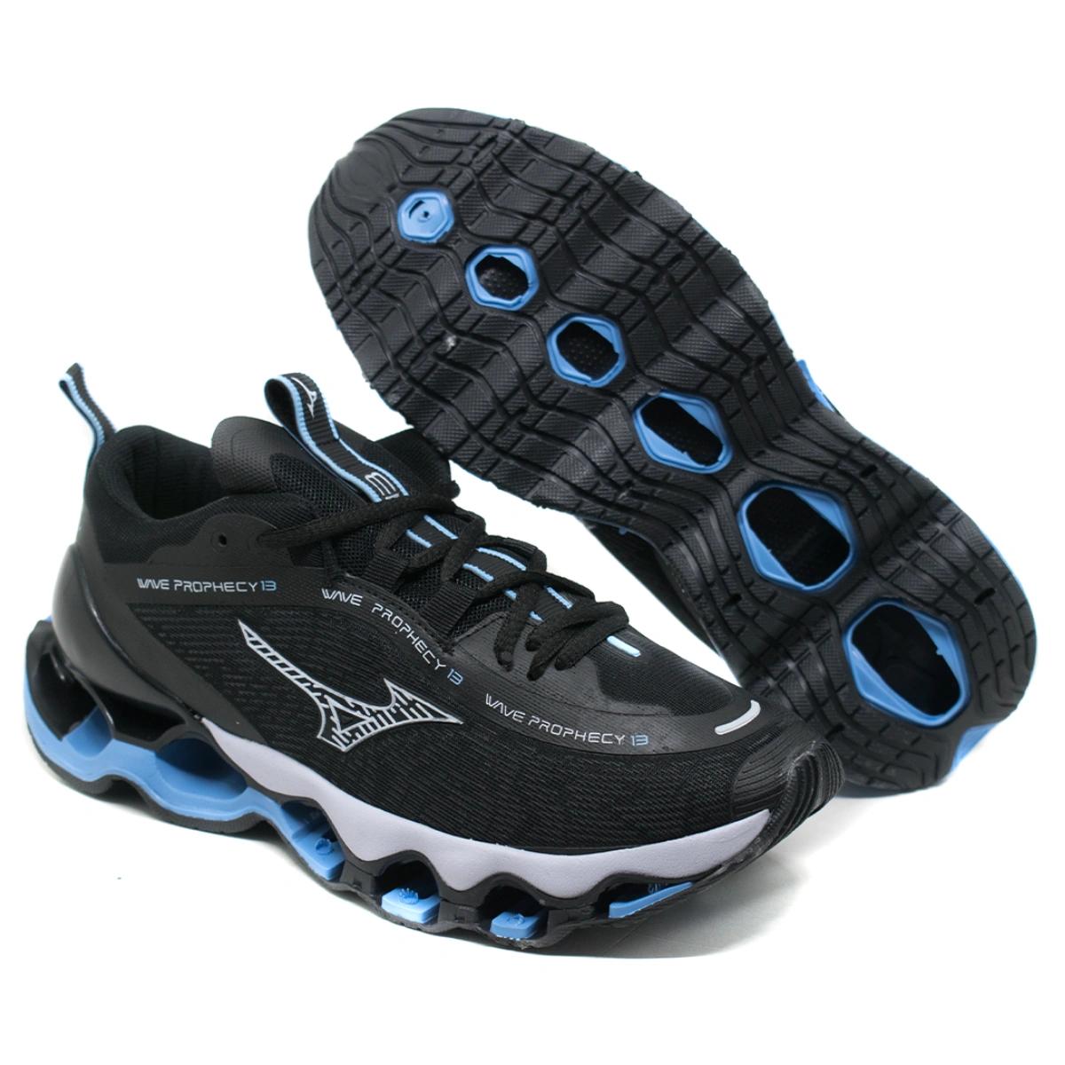 Tênis Masculino Mizuno Wave Prophecy 13 – Conforto Máximo, Visual Imponente e Performance de Verdade!