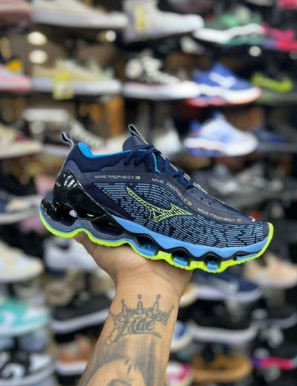 Tênis Masculino Mizuno Wave Prophecy 13 – Conforto Máximo, Visual Imponente e Performance de Verdade!