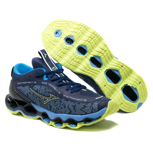 Tênis Masculino Mizuno Wave Prophecy 13 – Conforto Máximo, Visual Imponente e Performance de Verdade!