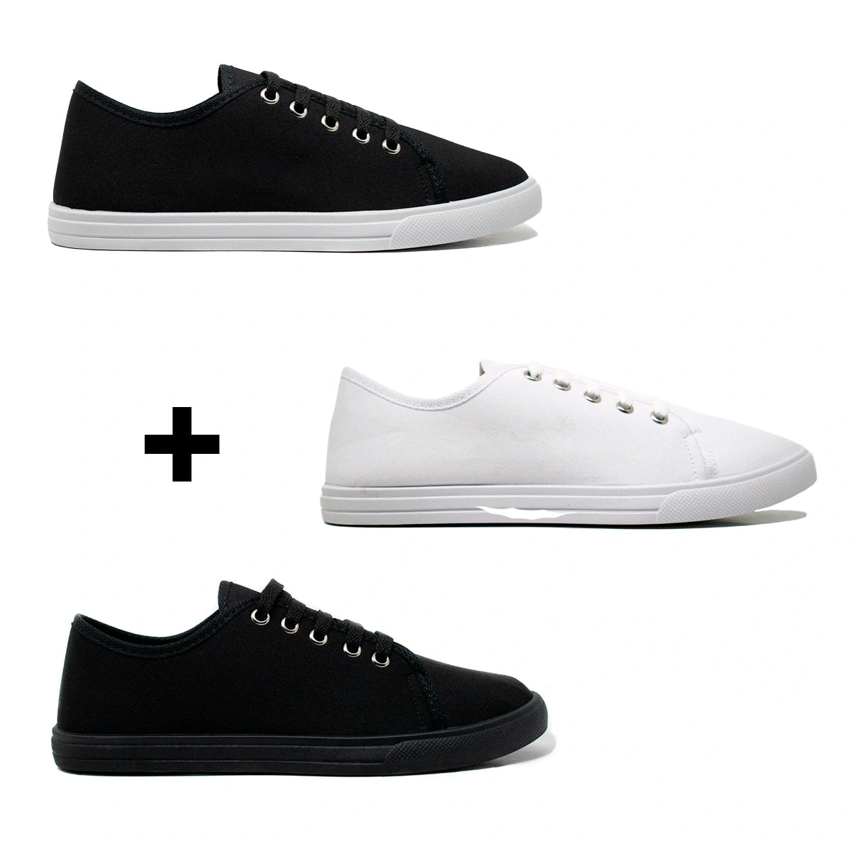 Kit 3 Tênis Feminino Casual Classic Comfort e Estilo