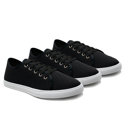 Kit 3 Tênis Feminino Casual Classic Comfort e Estilo