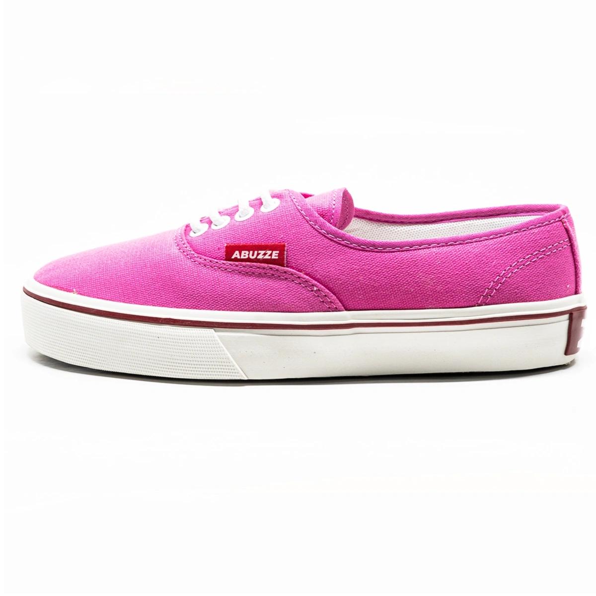 Tênis Feminino Abuzze Authentic Preto e Branco Estilo Casual