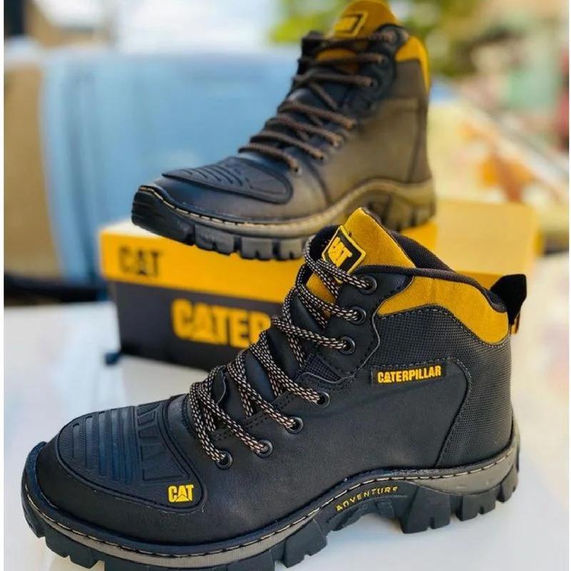 Bota Caterpillar Adventure Cano Médio Para Aventureiros e Trabalho